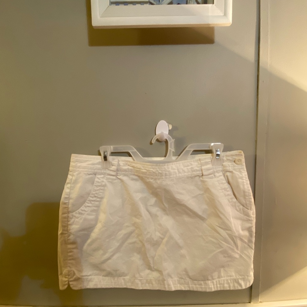 White skirt